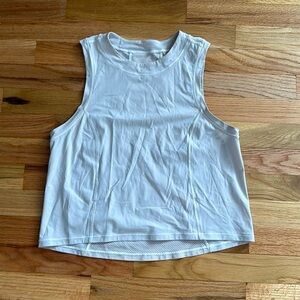 White LuluLemon Top.